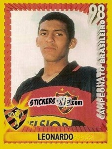 Cromo Leonardo - Campeonato Brasileiro 1998 n. 300 - Panini