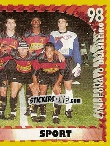 Sticker Team - Campeonato Brasileiro 1998 - Panini