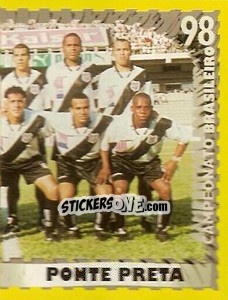 Sticker Team - Campeonato Brasileiro 1998 - Panini