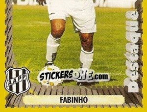 Cromo Fabinho - Campeonato Brasileiro 1998 n. 313 - Panini
