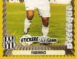 Figurina Fabinho - Campeonato Brasileiro 1998 - Panini