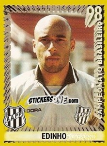 Sticker Edinho - Campeonato Brasileiro 1998 - Panini