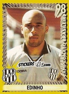 Sticker Edinho - Campeonato Brasileiro 1998 n. 314 - Panini