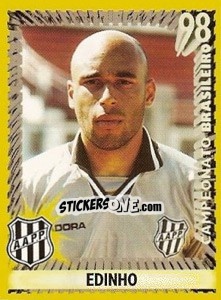 Cromo Edinho - Campeonato Brasileiro 1998 - Panini