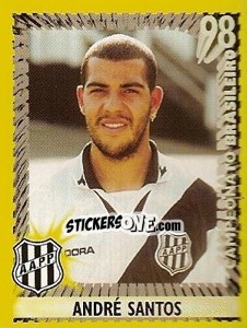 Figurina André Santos - Campeonato Brasileiro 1998 - Panini