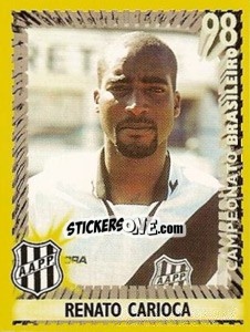 Sticker Renato Carioca - Campeonato Brasileiro 1998 - Panini