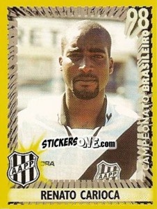 Figurina Renato Carioca - Campeonato Brasileiro 1998 - Panini