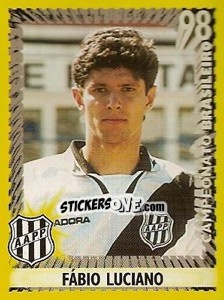 Sticker Fábio Luciano - Campeonato Brasileiro 1998 - Panini