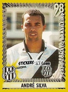 Cromo André Silva - Campeonato Brasileiro 1998 - Panini