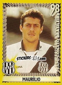 Figurina Maurílio - Campeonato Brasileiro 1998 - Panini