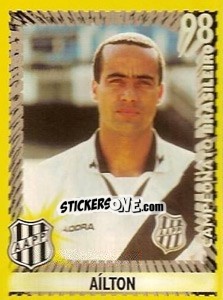 Cromo Aílton - Campeonato Brasileiro 1998 - Panini