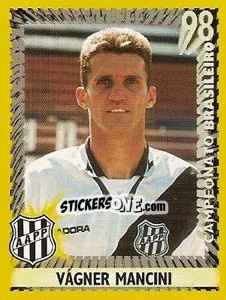 Cromo Vágner Mancini - Campeonato Brasileiro 1998 n. 322 - Panini