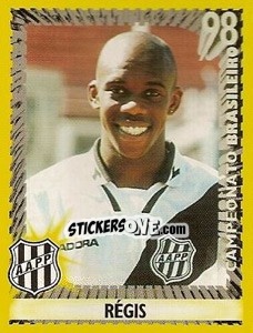 Sticker Régis - Campeonato Brasileiro 1998 - Panini