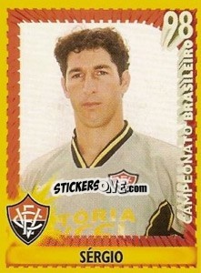 Cromo Sérgio - Campeonato Brasileiro 1998 - Panini