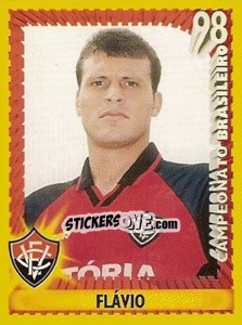 Figurina Flávio - Campeonato Brasileiro 1998 - Panini