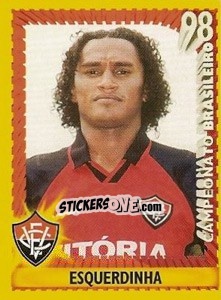 Cromo Esquerdinha - Campeonato Brasileiro 1998 - Panini