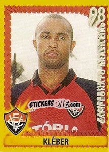 Cromo Kléber - Campeonato Brasileiro 1998 n. 335 - Panini