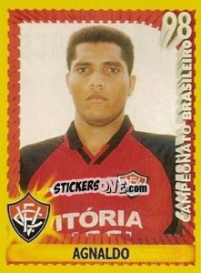 Cromo Agnaldo - Campeonato Brasileiro 1998 - Panini