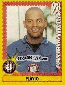 Cromo Flávio - Campeonato Brasileiro 1998 - Panini