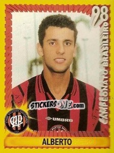 Sticker Alberto - Campeonato Brasileiro 1998 - Panini