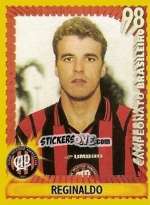 Cromo Reginaldo - Campeonato Brasileiro 1998 - Panini