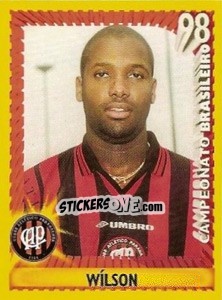 Sticker Wílson - Campeonato Brasileiro 1998 - Panini