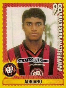 Sticker Adriano - Campeonato Brasileiro 1998 n. 359 - Panini