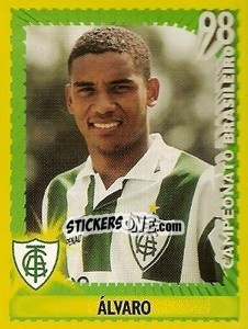 Figurina Álvaro - Campeonato Brasileiro 1998 - Panini