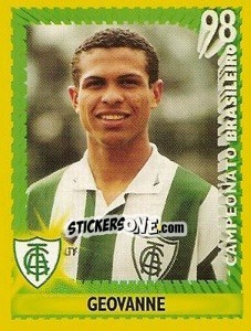 Figurina Geovanne - Campeonato Brasileiro 1998 - Panini