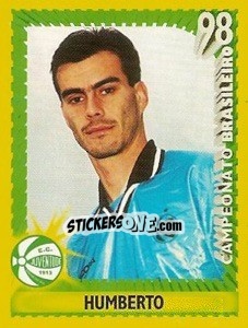 Sticker Humberto - Campeonato Brasileiro 1998 - Panini