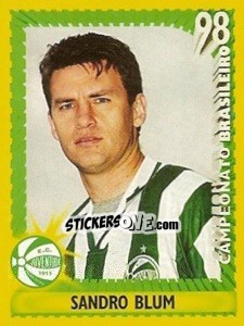 Cromo Sandro Blum - Campeonato Brasileiro 1998 - Panini