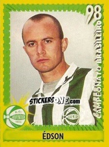 Figurina Édson - Campeonato Brasileiro 1998 - Panini