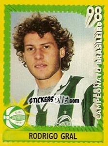 Sticker Rodrigo Gral - Campeonato Brasileiro 1998 - Panini