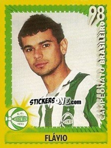 Sticker Flávio - Campeonato Brasileiro 1998 - Panini