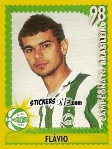 Figurina Flávio - Campeonato Brasileiro 1998 - Panini