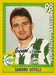 Cromo Sandro Sotilli - Campeonato Brasileiro 1998 n. 396 - Panini