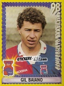 Sticker Gil Baiano - Campeonato Brasileiro 1998 n. 400 - Panini