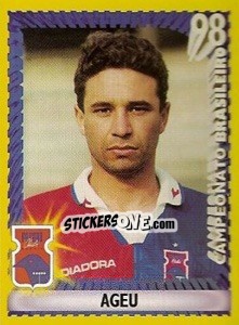 Sticker Ageu - Campeonato Brasileiro 1998 - Panini