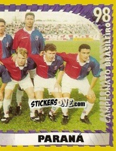 Sticker Team - Campeonato Brasileiro 1998 n. 412 - Panini