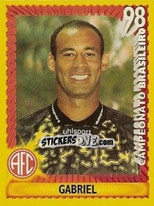 Sticker Gabriel - Campeonato Brasileiro 1998 - Panini
