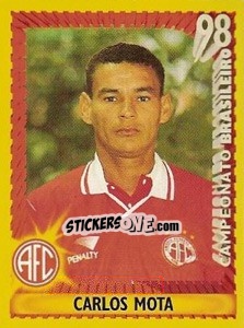 Cromo Carlos Mota - Campeonato Brasileiro 1998 - Panini