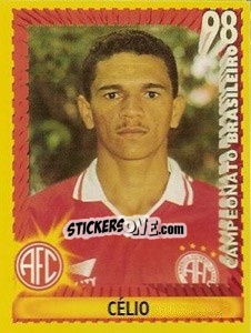 Sticker Célio - Campeonato Brasileiro 1998 - Panini