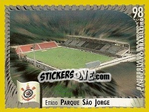 Cromo Parque São Jorge (Corinthians) - Campeonato Brasileiro 1998 - Panini