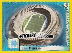 Sticker Mineirão (Cruzeiro) - Campeonato Brasileiro 1998 - Panini