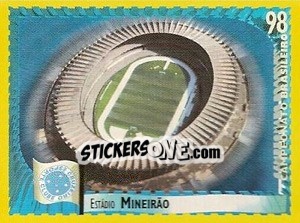 Cromo Mineirão (Cruzeiro) - Campeonato Brasileiro 1998 - Panini