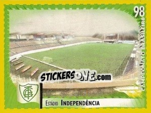 Figurina Independência (América-MG) - Campeonato Brasileiro 1998 - Panini