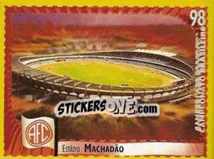 Figurina Machadão (América-RN) - Campeonato Brasileiro 1998 - Panini