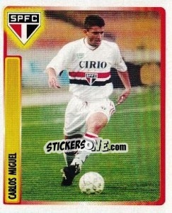 Cromo Carlos Miguel - Campeonato Brasileiro 1999 - Panini