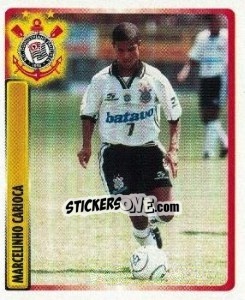 Figurina Marcelinho Carioca - Campeonato Brasileiro 1999 - Panini