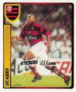 Cromo Luiz Alberto - Campeonato Brasileiro 1999 - Panini